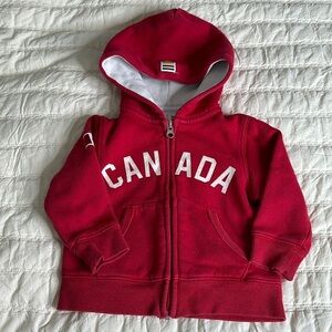 6-12m The bay Canada Olympic hoodie